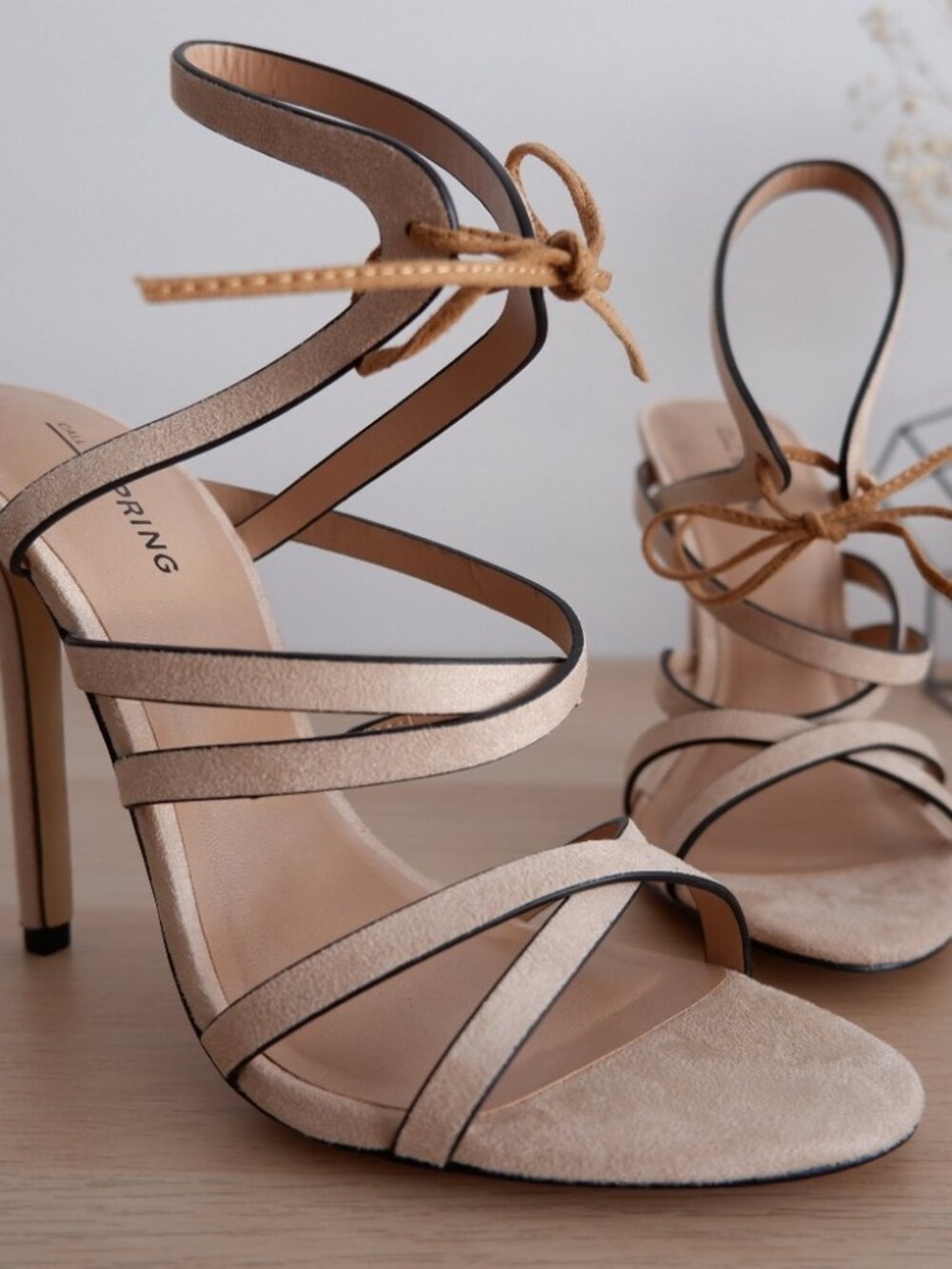 Call It Spring Beige Heels - Picture 2 of 2
